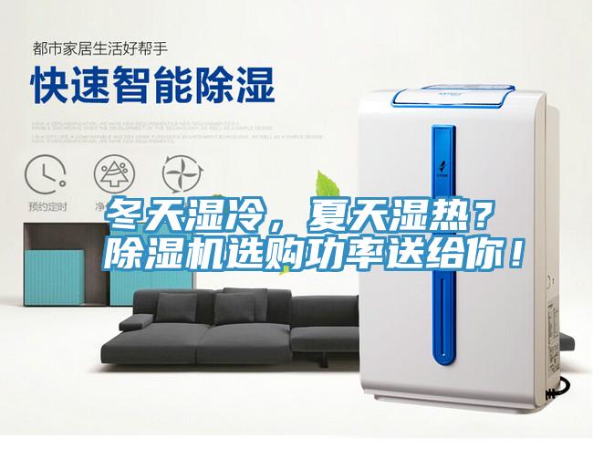 冬天濕冷，夏天濕熱？除濕機選購功率送給你！