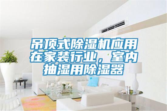 吊頂式除濕機應(yīng)用在家裝行業(yè)，室內(nèi)抽濕用除濕器