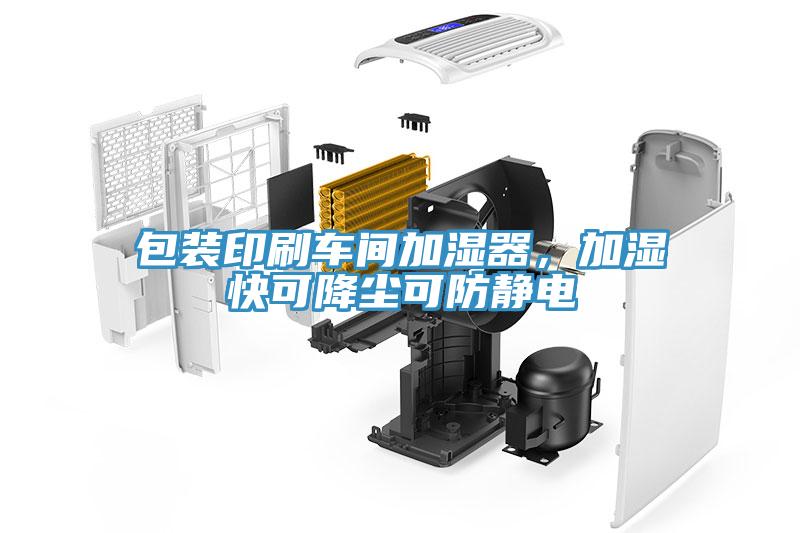 包裝印刷車間加濕器，加濕快可降塵可防靜電