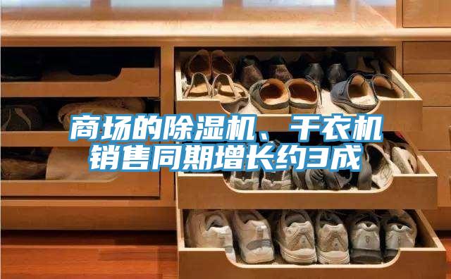 商場(chǎng)的除濕機(jī)、干衣機(jī)銷售同期增長(zhǎng)約3成