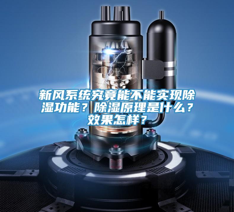 新風(fēng)系統(tǒng)究竟能不能實(shí)現(xiàn)除濕功能？除濕原理是什么？效果怎樣？