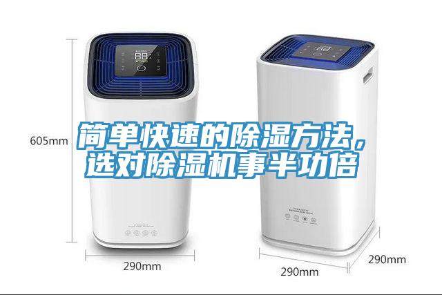 簡單快速的除濕方法，選對除濕機事半功倍
