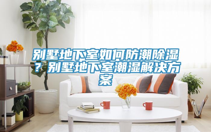 別墅地下室如何防潮除濕？別墅地下室潮濕解決方案