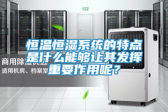 恒溫恒濕系統(tǒng)的特點(diǎn)是什么能夠讓其發(fā)揮重要作用呢？