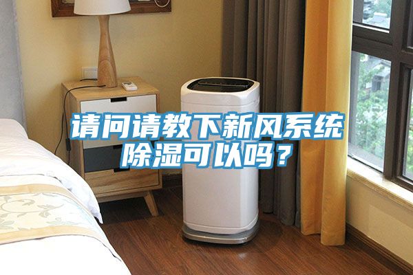 請問請教下新風系統(tǒng)除濕可以嗎？