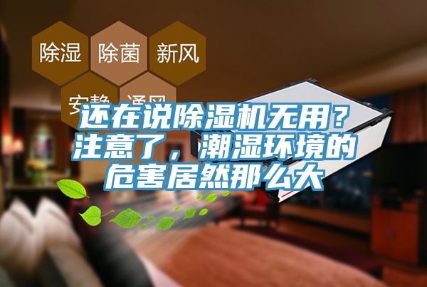 還在說除濕機(jī)無用？注意了，潮濕環(huán)境的危害居然那么大