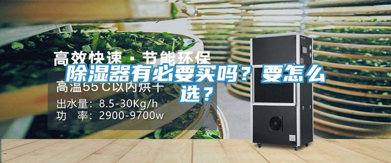 除濕器有必要買嗎？要怎么選？
