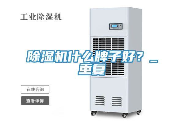 除濕機什么牌子好？_重復