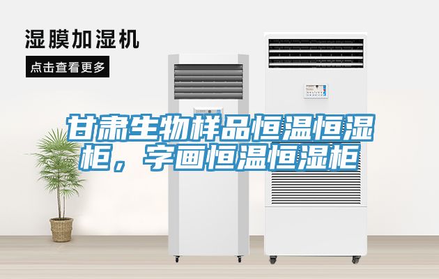 甘肅生物樣品恒溫恒濕柜，字畫恒溫恒濕柜