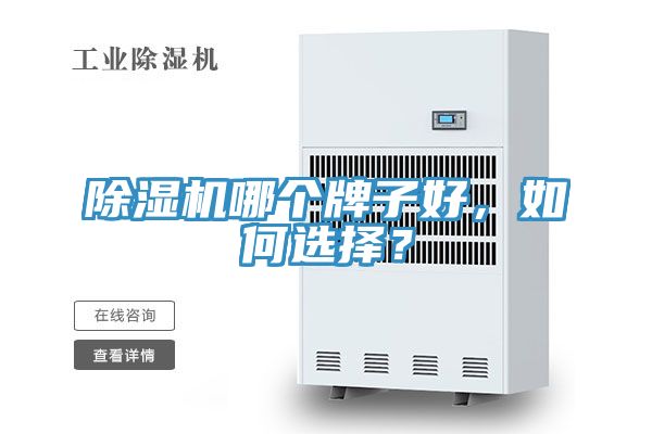 除濕機(jī)哪個牌子好，如何選擇？