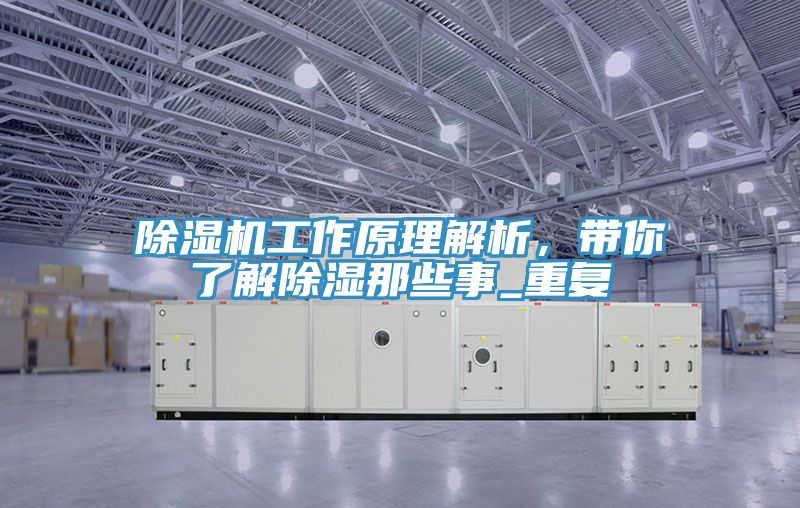 除濕機工作原理解析，帶你了解除濕那些事_重復